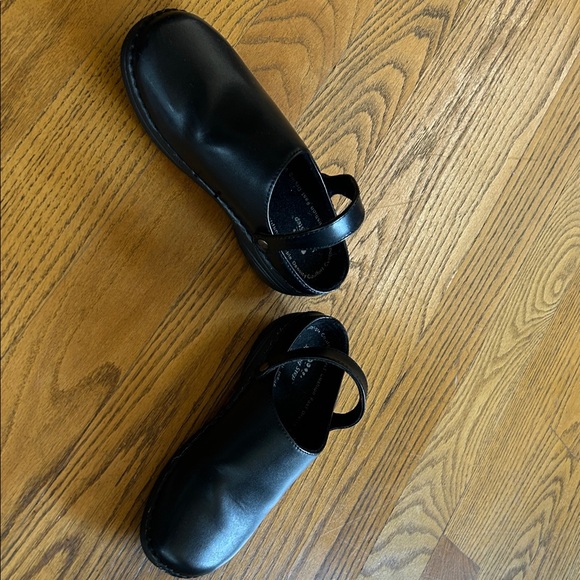 Spring Step Black Leather Mules - Picture 4 of 12
